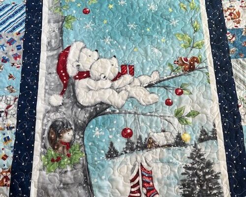 Sew Awesome Quilts Christmas Bear Quilt